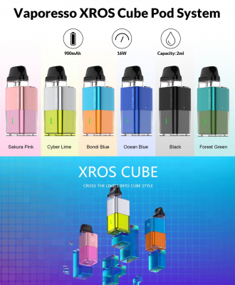 Vaporesso XROS CUBE 900mAh KIT (Cyber Lime)