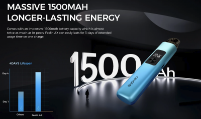 Nevoks FEELIN AX 1500mAh Pod KIT (Misty Grey)