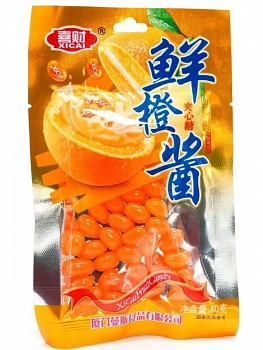 Жевательные конфеты "Бобы моно" Апельсин 40гр 1шт/20уп